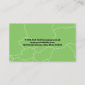 Carte De Visite Train à grande vitesse (Dos)