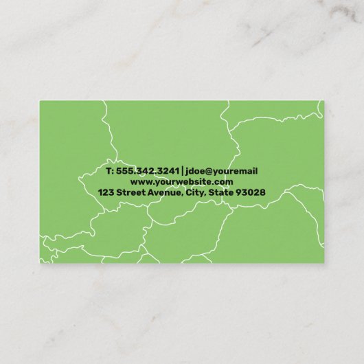 Carte De Visite Train à grande vitesse (Dos)