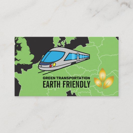 Carte De Visite Train à grande vitesse (Devant)