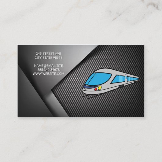Carte De Visite Train à grande vitesse (Dos)