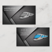 Carte De Visite Train à grande vitesse (Devant / Derrière)