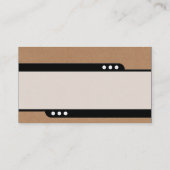 Carte De Visite Train à puce - Carton (Dos)