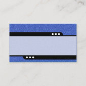 Carte De Visite Train à puce - Texture bleue en relief (Dos)