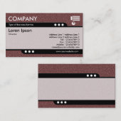 Carte De Visite Train à puce - Texture Brown en relief (Devant / Derrière)