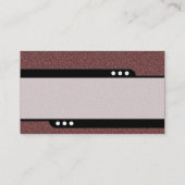 Carte De Visite Train à puce - Texture Brown en relief (Dos)