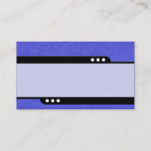 Carte De Visite Train à puce - Texture en papier bleu crissé (Dos)