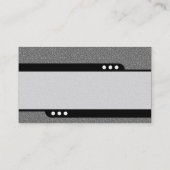 Carte De Visite Train à puce - Texture gravée gris moyen (Dos)