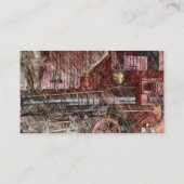 Carte De Visite Train antique (Dos)