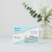 Carte De Visite Train Bluebird (Debout devant)