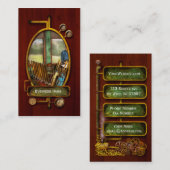 Carte De Visite Train - Commandes - Dans la cabine de signalisatio (Devant / Derrière)