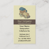 Carte De Visite Train de jouets (Devant)