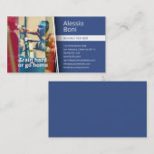 Carte De Visite Train dur | Formateur de boxe (Devant / Derrière)