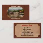 Carte De Visite Train - Le cimetière des trains (Devant / Derrière)