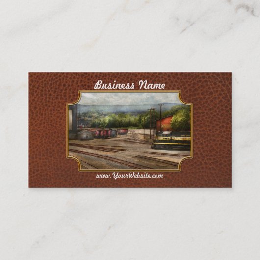Carte De Visite Train - Le cimetière des trains (Devant)