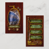 Carte De Visite Train - L'installation de maintenance (Devant / Derrière)
