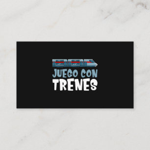 Carte De Visite Train Set Locomotive Wagon Dessin