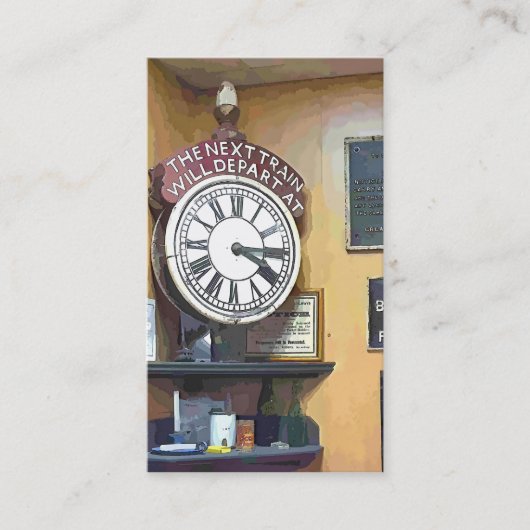 CARTE DE VISITE TRAIN STATIONS (Devant)