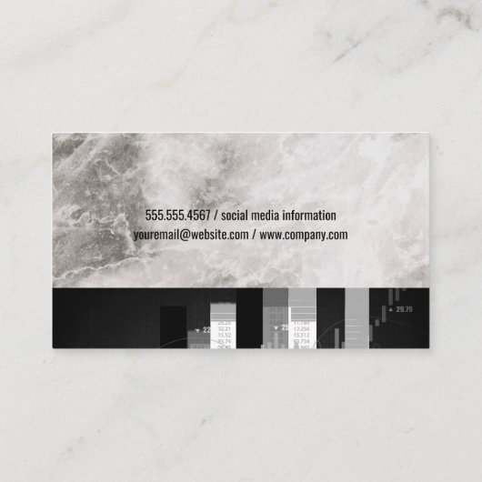 Carte De Visite Train sur rail (Dos)