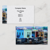 Carte De Visite Train Tiré Par Deux Locomotives (Devant / Derrière)