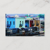 Carte De Visite Train Tiré Par Deux Locomotives (Dos)