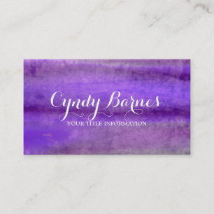 Carte De Visite Traînées d'aquarelle