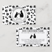 Carte De Visite Trainer chien simples pattes (Devant / Derrière)