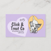 Carte De Visite Trainer de chien mignon Whimsical (Devant)