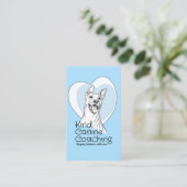 Carte De Visite Trainer de chien mignon Whimsical (Debout devant)