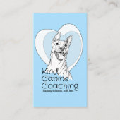 Carte De Visite Trainer de chien mignon Whimsical (Devant)