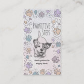 Carte De Visite Trainer de chien mignon Whimsical (Devant)