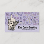Carte De Visite Trainer de chien mignon Whimsical (Devant)