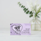 Carte De Visite Trainer de chien mignon Whimsical (Debout devant)