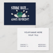 Carte De Visite Trainer entraîneur de l'entraîneur de balle de Bow (Devant / Derrière)