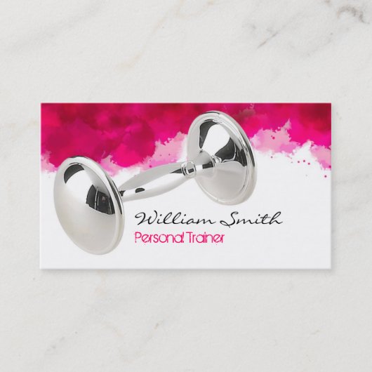 Carte De Visite Trainer personnel (Devant)