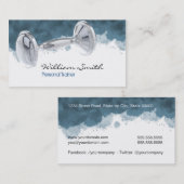 Carte De Visite Trainer personnel (Devant / Derrière)