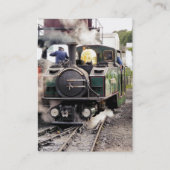 CARTE DE VISITE TRAINS À VAPEUR (Devant)