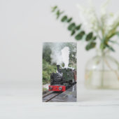 CARTE DE VISITE TRAINS À VAPEUR (Debout devant)