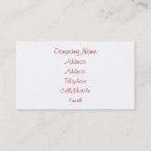 CARTE DE VISITE TRAINS À VAPEUR (Dos)