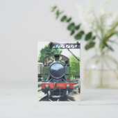 CARTE DE VISITE TRAINS À VAPEUR (Debout devant)