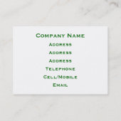 CARTE DE VISITE TRAINS À VAPEUR (Dos)