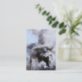 CARTE DE VISITE TRAINS À VAPEUR (Debout devant)