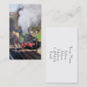CARTE DE VISITE TRAINS À VAPEUR (Devant / Derrière)