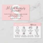 Carte De Visite Traitement de la lumière dirigée après soins (Devant / Derrière)