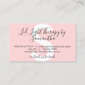 Carte De Visite Traitement de la lumière dirigée après soins (Devant)