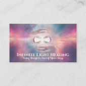 Carte De Visite Traitement de l'énergie - Reiki - Infinité (Devant)