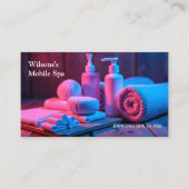 Carte De Visite Traitement de massage Spa mobile (Devant)