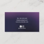 Carte De Visite Traitement de traitement des mains et du coeur Pur (Dos)