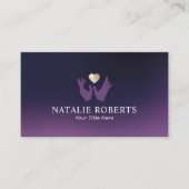 Carte De Visite Traitement de traitement des mains et du coeur Pur (Devant)