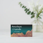 Carte De Visite Traitement des cristaux d'méthyste (Debout devant)