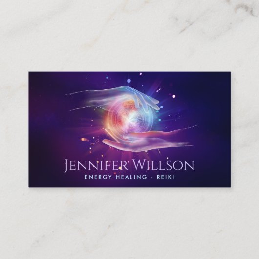 Carte De Visite Traitement des mains - Traitement de l'énergie - R (Devant)